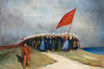 La révolte des sardinières, Charles Tillon, CC BY-SA, Collections du Musée de Bretagne