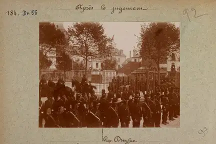 Photographie après le jugement