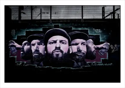 Peinture murale d’Aéro, Alain Amet, Rennes, 2017 – Copyright-Tous droits réservés – Collection Musée de Bretagne, Rennes